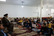 تصاویر/ حضور امام جمعه ماکو در جمع دانش آموزان