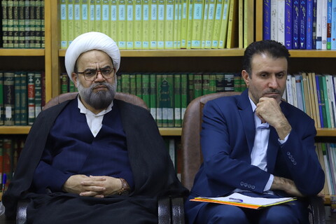 تصاویر/ دیدار رئیس سازمان زندان‌ با آیت الله اعرافی