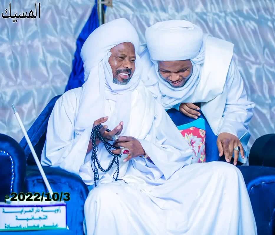 برگزاری مراسم میلاد پیامبر (ص) در زاویه تیجانیه نیل ازرق +تصاویر