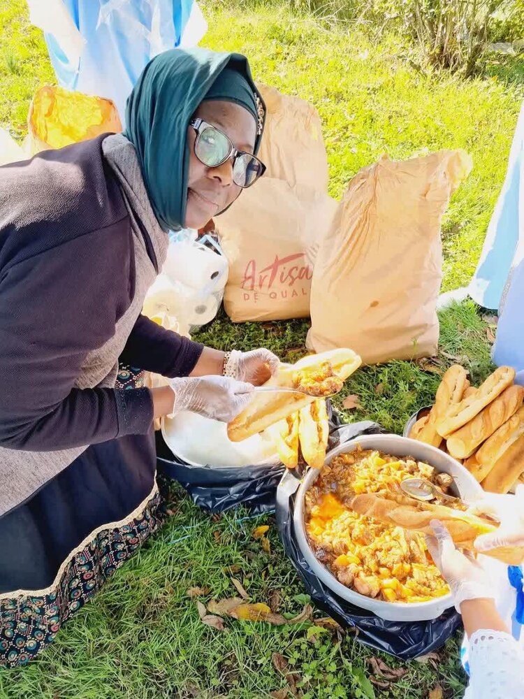 اجرای آیین مذهبی از سوی مسلمانان شهر نیس فرانسه +تصاویر