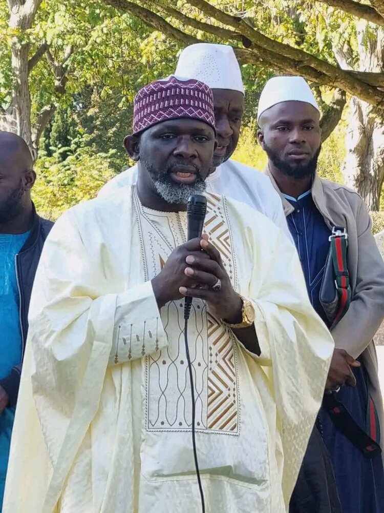 اجرای آیین مذهبی از سوی مسلمانان شهر نیس فرانسه +تصاویر