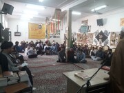 حضور مسئولان حوزه علمیه یزد در مدرسه حجت بن الحسن(عج) میبد + عکس