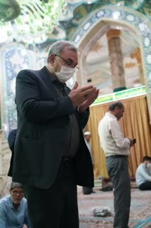 تشرف وزیر بهداشت به مسجد مقدس جمکران