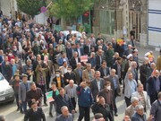 تصاویر / راهپیمایی مردم تکاب در محکومیت حادثه تروریستی شیراز و اغتشاشات اخیر