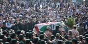 مردم تهران پیکر شهیدان کمندی و معصومی را تشییع کردند