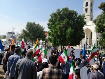 تصاویر/ راهپیمایی مردم بندرعباس در محکومیت اقدام تروریستی شاهچراغ