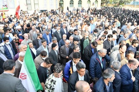 تصاویر / راهپیمایی مردم ارومیه در محکومیت حادثه تروریستی شیراز و اغتشاشات اخیر