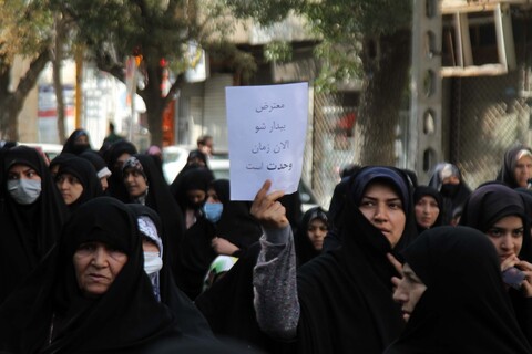 تصاویر / راهپیمایی مردم همدان در محکومیت حادثه تروریستی حرم حضرت شاهچراغ (ع)