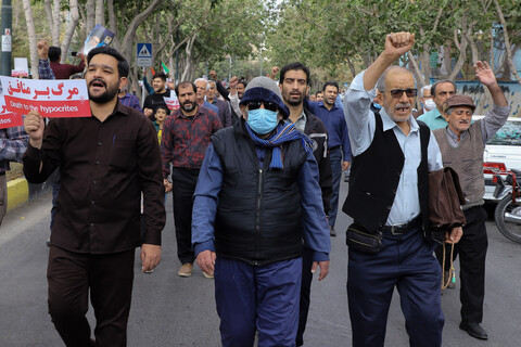 راهپیمائی مردم اصفهان در محکومیت جنایت تروریستی شاهچراغ