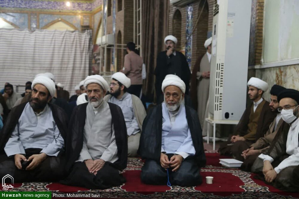 برگزاری درس اخلاق طلاب و روحانیون مدارس علمیه اهواز+ عکس