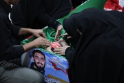 فیلم | لحظاتی از مراسم وداع با شهید مدافع دین و امنیت آرمان علی وردی