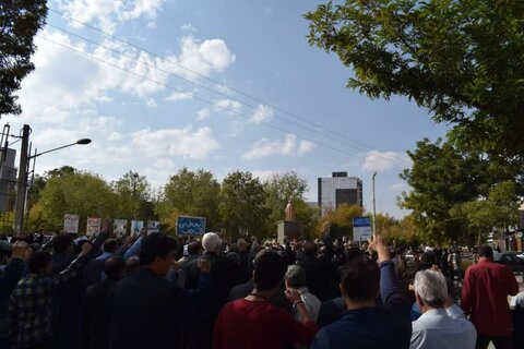 تصاویر/راهپیمایی مردم شهرستان بیجار در محکومیتِ حادثه تروریستی در حرم شاهچراغ