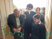 تصاویر/ حضور امام جمعه کاشان در مدرسه شهید نقاده کاشان