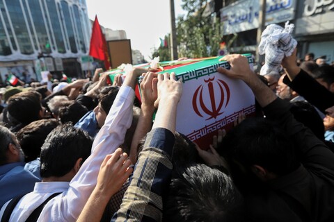 تصاویر/ مراسم تشییع پیکر شهید آرمان علی وردی در تهران