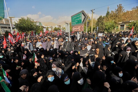 تصاویر/ مراسم تشییع پیکر شهید آرمان علی وردی در تهران