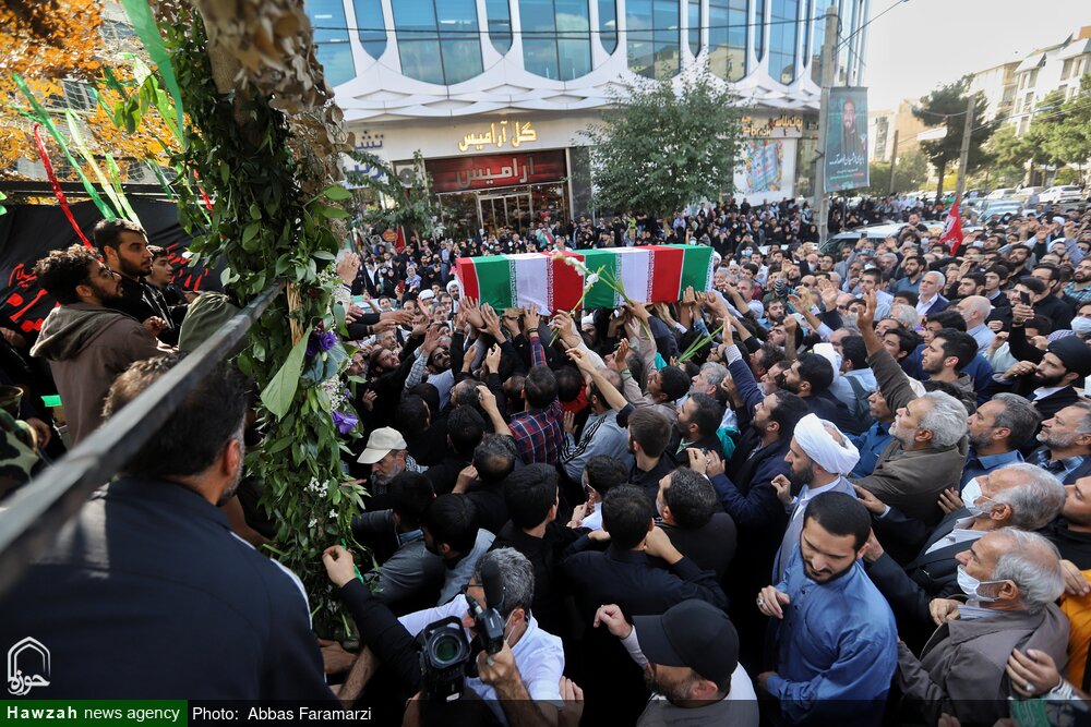 مراسم تشییع شهید آرمان علیوردی آغاز شد + عکس