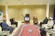 Grand Ayatollah Javadi meets with Members of Martyrs Congress in Qom