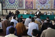 تصاویر / تجمع طلاب مدرسه علمیه الغدیر اهواز در محکومیت اغتشاشات و حادثه تروریستی شیراز