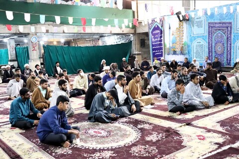 تجمع طلاب مدرسه علمیه الغدیر اهواز در محکومیت اغتشاشات و حادثه تروریستی شیراز
