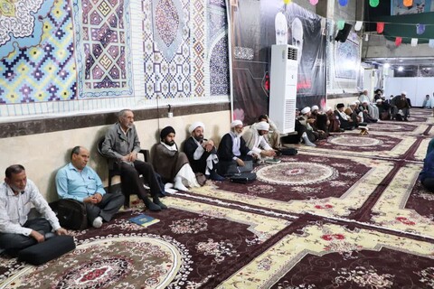 تجمع طلاب مدرسه علمیه الغدیر اهواز در محکومیت اغتشاشات و حادثه تروریستی شیراز