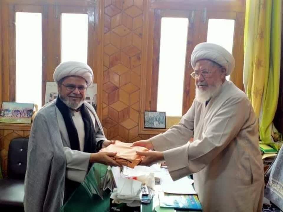 علامہ شبیر میثمی کی امام جمعہ سکردو سے ملاقات؛ گلگت بلتستان کے مسائل سمیت دیگر صورتحال پر تبادلہ خیال
