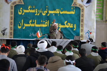 اجتماع طلاب و اساتید کرج در محکومیت اغتشاشات | تویسرکانی: نابودی تلاویو چند دقیقه هم طول نمی‌کشد