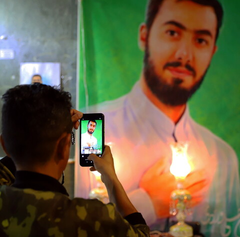 تصاویر/ مراسم بزرگداشت طلبه شهید آرمان علی وردی در مدرسه علمیه کرمانیها