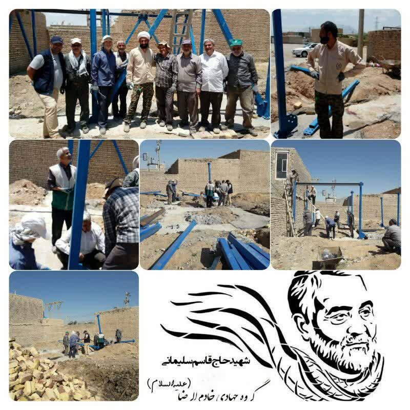 طلبه ای که برای نیازمندان خانه می سازد | راه اندازی هیئت دانش آموزی در حاشیه شهر شازند