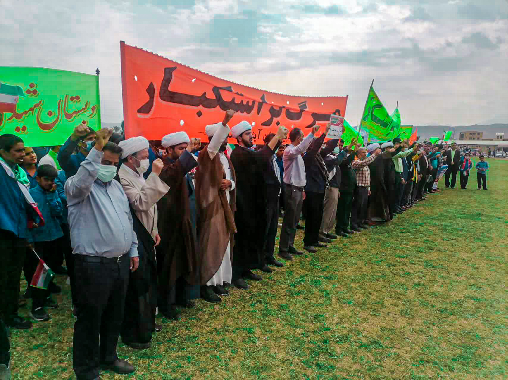 تصاویر/ راهپیمایی ۱۳ آبان شهرستان حاجی آباد