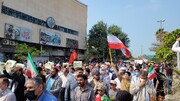 حضور پررنگ بوشهری‌ها در راهپیمایی ۱۳ آبان