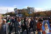 تصاویر/ حضور مردم شهرستان پلدشت در راهپیمایی یوم الله ۱۳ آبان