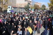 تصاویر/ راهپیمایی روز ۱۳ آبان در شهرستان سلماس