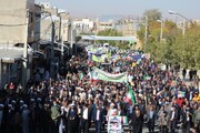 تصاویر/ راهپیمایی روز ۱۳ آبان در تکاب