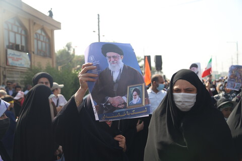 راهپیمایی مردم اهواز در یوم الله ۱۳ آبان