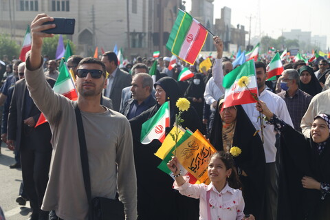 راهپیمایی مردم اهواز در یوم الله ۱۳ آبان