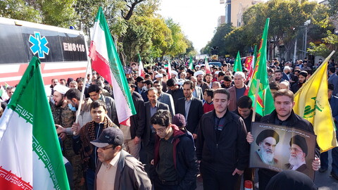 تصاویر/ راهپیمایی روز ۱۳ آبان در تبریز
