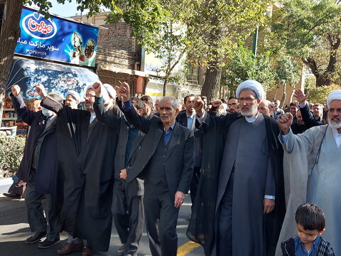 تصاویر/ راهپیمایی روز ۱۳ آبان در تبریز
