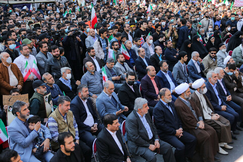 تصاویر/ مراسم روز ملی مبارزه با استکبار در تهران با حضور رئیس جمهور