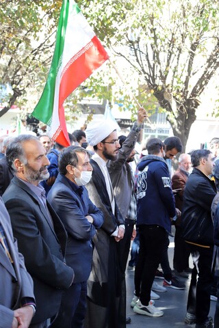 تصاویر / راهپیمایی باشکوه مردم همدان در 13آبان