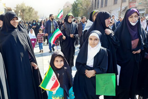 تصاویر/حماسه مردم یزد در یوم الله 13 آبان 1400