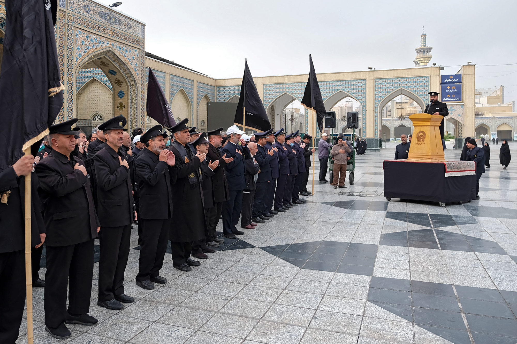 Photo/ Imam Reza Holy Shrine Hold Mourning Ceremony on Demise Anniversary of Lady Masuma (PBUH)