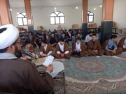 تصاویر/ نشست جهاد تبیین در مدرسه علمیه امام صادق(ع) نقده