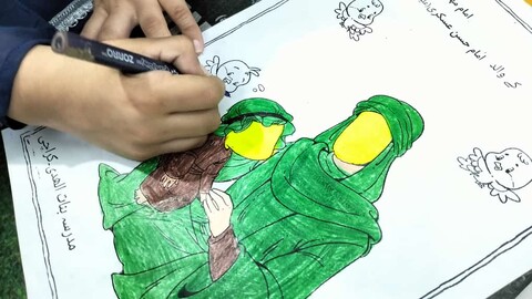عزاخانہ قتیل العبرات کی جانب سے ننھے بچوں کے لئے آرٹ مقابلے کا انعقاد