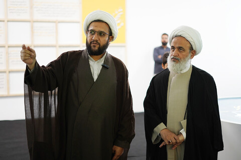 بازدید حجت الاسلام و المسلمین پناهیان از سومین نمایشگاه مسجد جامعه پرداز