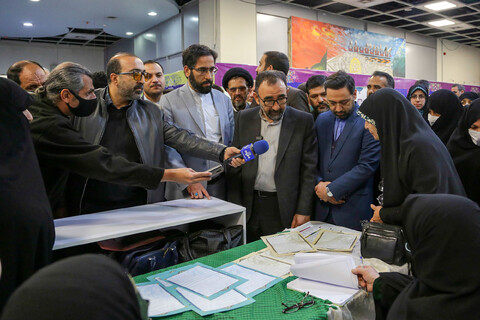 تصاویر/ آیین افتتاحیه نمایشگاه رویداد هم افزا در مشهد مقدس