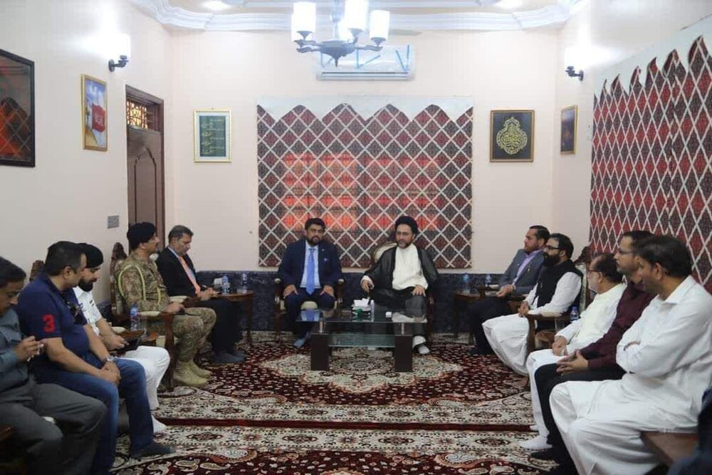 گورنر سندھ کی معروف خطیب مولانا سید شہنشاہ حسین نقوی سے ملاقات