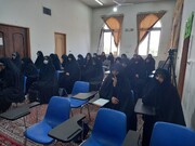 برگزاری جلسه سیاسی- بصیرتی در مدرسه علمیه الزهرا(س) زرین شهر
