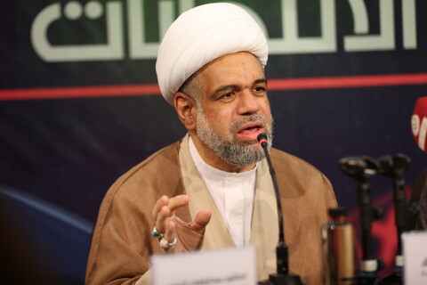تصاویر/ کنفرانس مطبوعاتی "لن نشارک" در واکنش به انتخابات بحرین