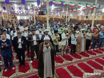 تصاویر/ نماز جمعه ۲۰ آبان ماه شهرستان قشم