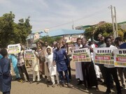 Photo/ "FREE-ZAKZAKY-PASSPORT" Protest Staged in Abuja